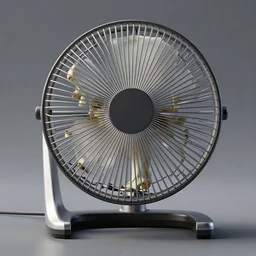 an office fan made of bones, 3 d render, unreal engine 5, very detailed