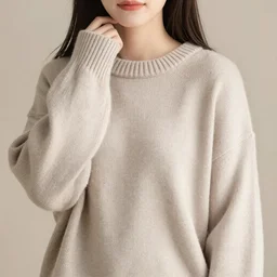girl wearing a comfy sweater, by q hayashida, beautiful composition, colored