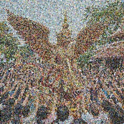 dragon angel pimp being worshipped by 1 0, 1 0 0 adoring fans. thailand