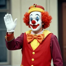 president clown, photography from 1 9 8 0