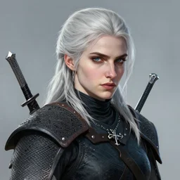 portrait of ciri the witcher 5 amazing details 4 k beautiful ultra realistic sharp focus cinematic lightning highly detailed, digital painting, artstation, concept art, smooth, sharp focus, illustration, concept art in the style of jeehyung lee