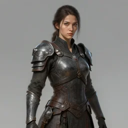 warrior female, matte painting by jesper ejsing