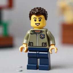 Zelenskiy as a LEGO minifigure