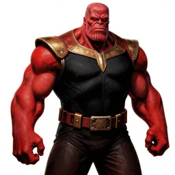zombie thanos, in the style of beksinski, red, black, vibrant, chiaroscuro, high detail, perfect artwork, clean lines