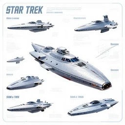 infographic, schematics of all starfleet ship, star trek, on hud, detailed, 8k