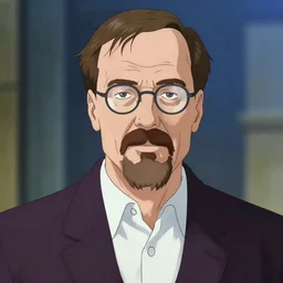 walter white as an anime character