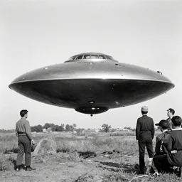Jewish UFO, photography by Robert Capa (1944)