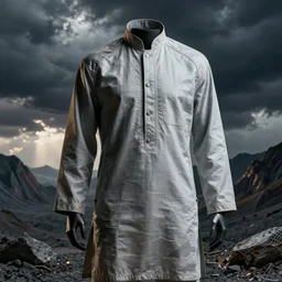 yeezy kurta, futuristic, cyberpunk, photorealistic, extremely detailed