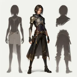 the silent, character from'slay the spire'game, character design, concept art