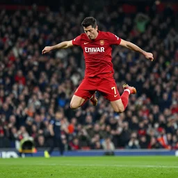 robert lewandowski skying by picasso