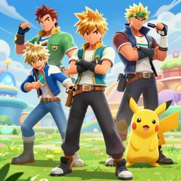 a fusion of the following games ; breath of the wild, street fighter iv, the witness, persona 4, pokemon legends : arceus