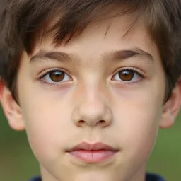 a closeup portrait of a boy with brown hair and brown eyes. Extremely clear and high quality eyes with reflection in this, realistic face and details, clear lips and high quality