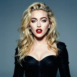 Madonna in the style of Giger