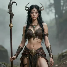 badass goddess Gaïa by Ruan Jia