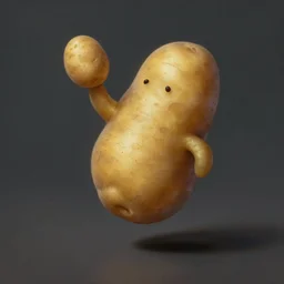 waltzing with a potato, beautiful beautiful beautiful beautiful matte painting