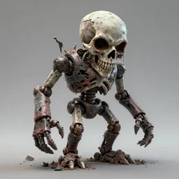 evil death broken grime dirty robot decaying trending in artstation 4 k 8 k hd high detail smooth