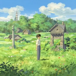 magical dream haven pixiv scenery art painted by makoto shinkai