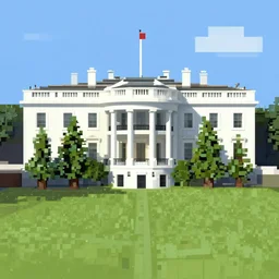 mc escher painting of the white house