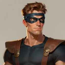 character concept portrait, scott summers cyclops, digital painting, concept art, smooth, sharp focus, illustration