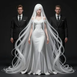 sana kurata, wearing an elegant white dress, absurdly long hair, white hair, hair down to floor, by tom bagshaw and ilya kuvshinov, rtx rendering, octane render 1 2 8 k, maya, extreme high intricate details by wlop, digital anime art by ross tran, composition by sana takeda, dramatic lighting by greg rutkowski
