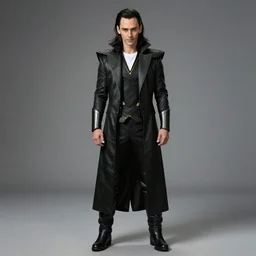 Elijah Wood as Loki, full body portrait
