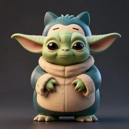 A fusion of snorlax and yoda, render, unreal, studio lighting, blender, trending on artstation, 8k, highly detailed