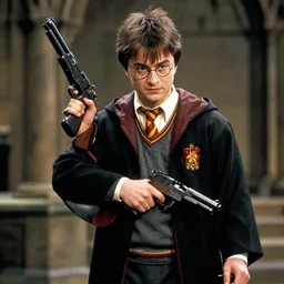 harry potter but with guns : realistic