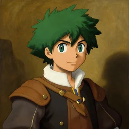 a portrait from ash ketchum, renaissance painting