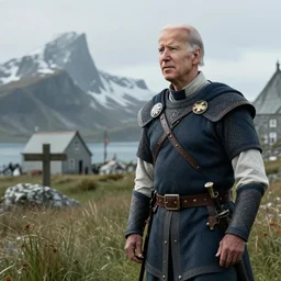 Joe Biden as the Jarl of Whiterun