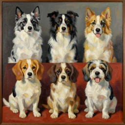 painted portraits of royal dogs by pablo picasso