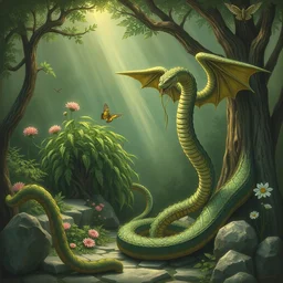 this is not the garden and you are not uriel, said the serpent