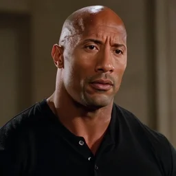 Film still close-up shot of Dwayne Johnson in the movie Pulp Fiction. Photographic, photography