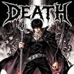 death metal cover art by hirohiko araki