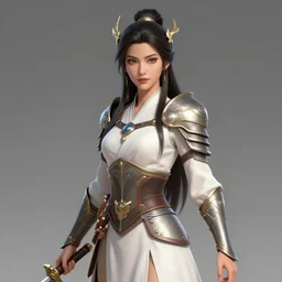 a goddess mystic female warrior leader by ross tran digital artwork business leader