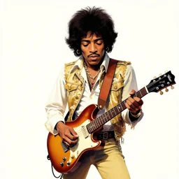 medical illustration of jimi hendrix