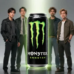 monster energy drink, illumination ray tracing hdr fanart arstation by sung choi and eric pfeiffer and gabriel garza and casper konefal