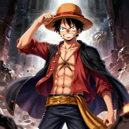 Straw Hat Luffy Bloodborne