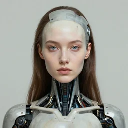 portrait of a female android by charles - philippe lariviere