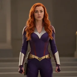 Evanna Lynch as Starfire. DCEU. Cinematic Still.
