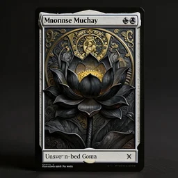a beautiful and hyperdetailed tarot card of a black lotus, in the style of magic the gathering!!!! 8 k, volumetric lighting, cell shaded, intricate detail, octane render, alphonse mucha and greg rutkowski