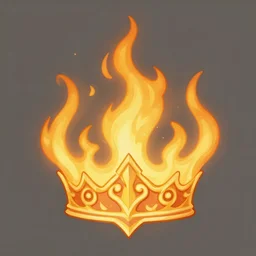 holy flame crown spell, no people, hearthstone, digital painting art, fantasy game spell symbol, matte painting concept art, art nouveau, swirly vibrant color lines, aesthetic octane render, 8 k hd resolution, by ilya kuvshinov and cushart krentz and gilleard james and greg rutkowski