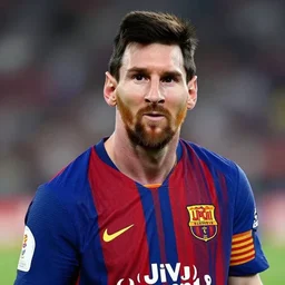 a portrait of lionel messi by sabbas apterus