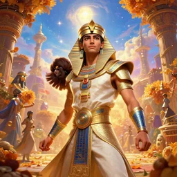 wonderland bazaar zouk old egypt sky shine epic fantasy painting photoshop by mark ryden and pixar and hayao miyazaki, unreal 5, daz, hyperrealistic, octane render, cosplay, rpg portrait, dynamic lighting, intricate detail, harvest fall vibrancy, cinematic