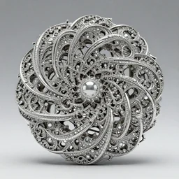 detailed jewel figurine depicting fractal geometry