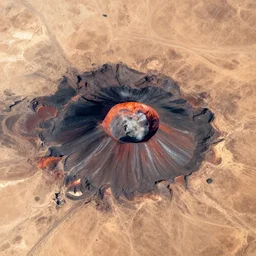 view from satellite the dallol volcano in the danakil desert of ethiopia, a surreal landscape with bright and garish yellow colors, by ghibli and atey ghailan, a neon graveyard, mist, fog