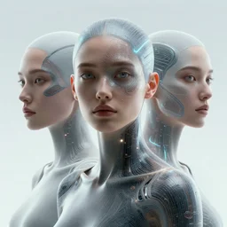 how humans will look in the future, digital art