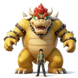 detailed concept art of a huge giant bowser by cheng yi and luolin, artstation, artstationhd, detailed scales, bowser, bowser nintendo, koopa ( ( mario ) ) bcy. net, realistic.