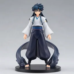 an anime nendoroid of and shang tsung, figurine, detailed product photo.