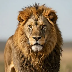 real life Khajiit, frontal face centered portrait, Confident, Fearless, Lionhearted, noble, realistic, golden hour, sharp focus