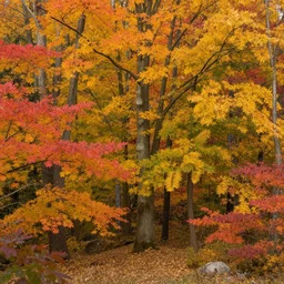 realistic photo of colorful autumn, very sharp focus, very hyper realistic, highly detailed, fantasy art station